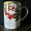 Charter Club Fashion Buffet Gold Holly and Pine Mug Christmas Mug
