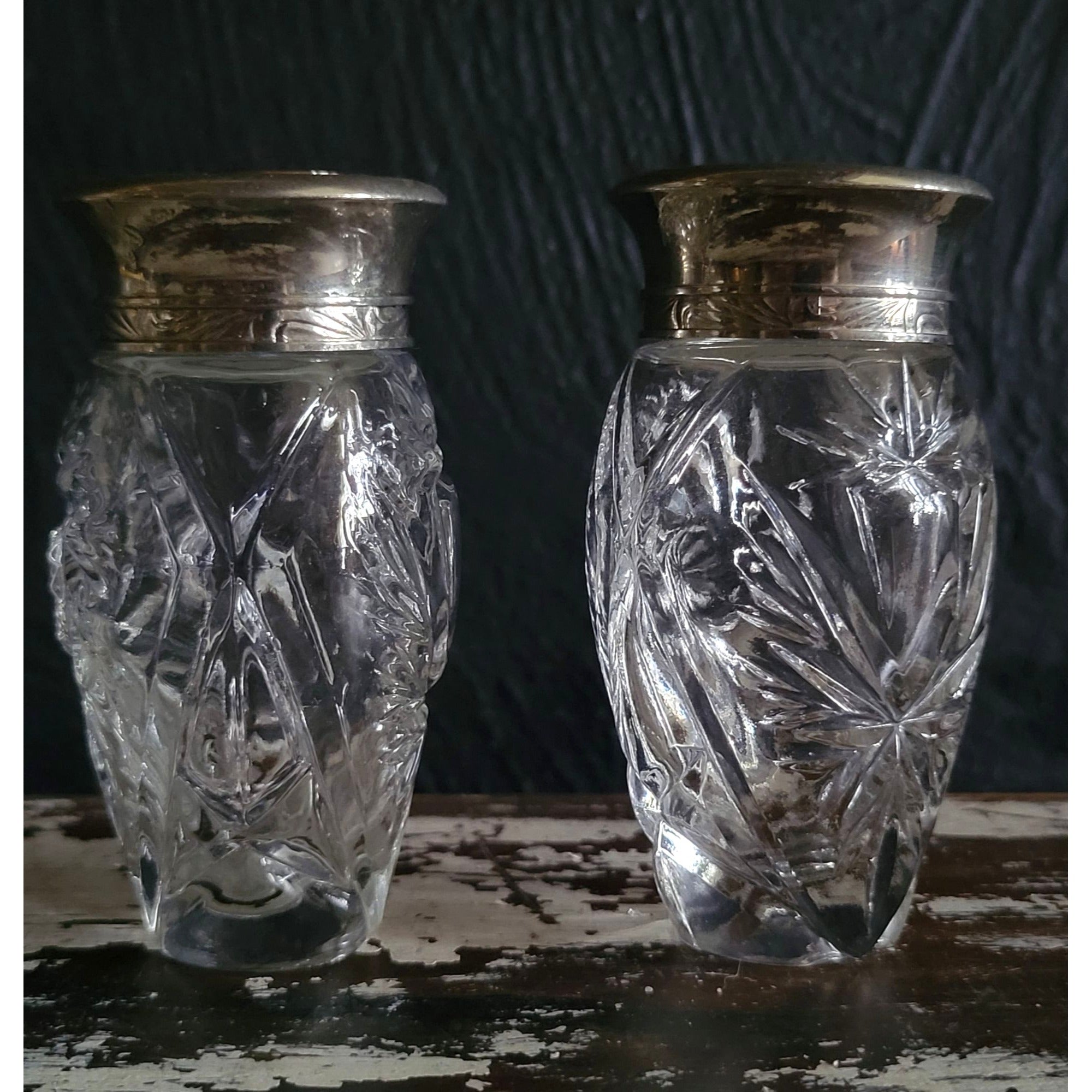 Vtg Ralph Lauren Safari Climate Response Bottles Silver-Tone Lids Set Of 2 Empty