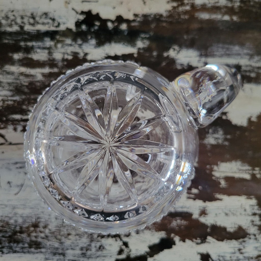 Vintage Galway Irish Crystal Tankard Mug With Handle Engraved "Tis Himself"