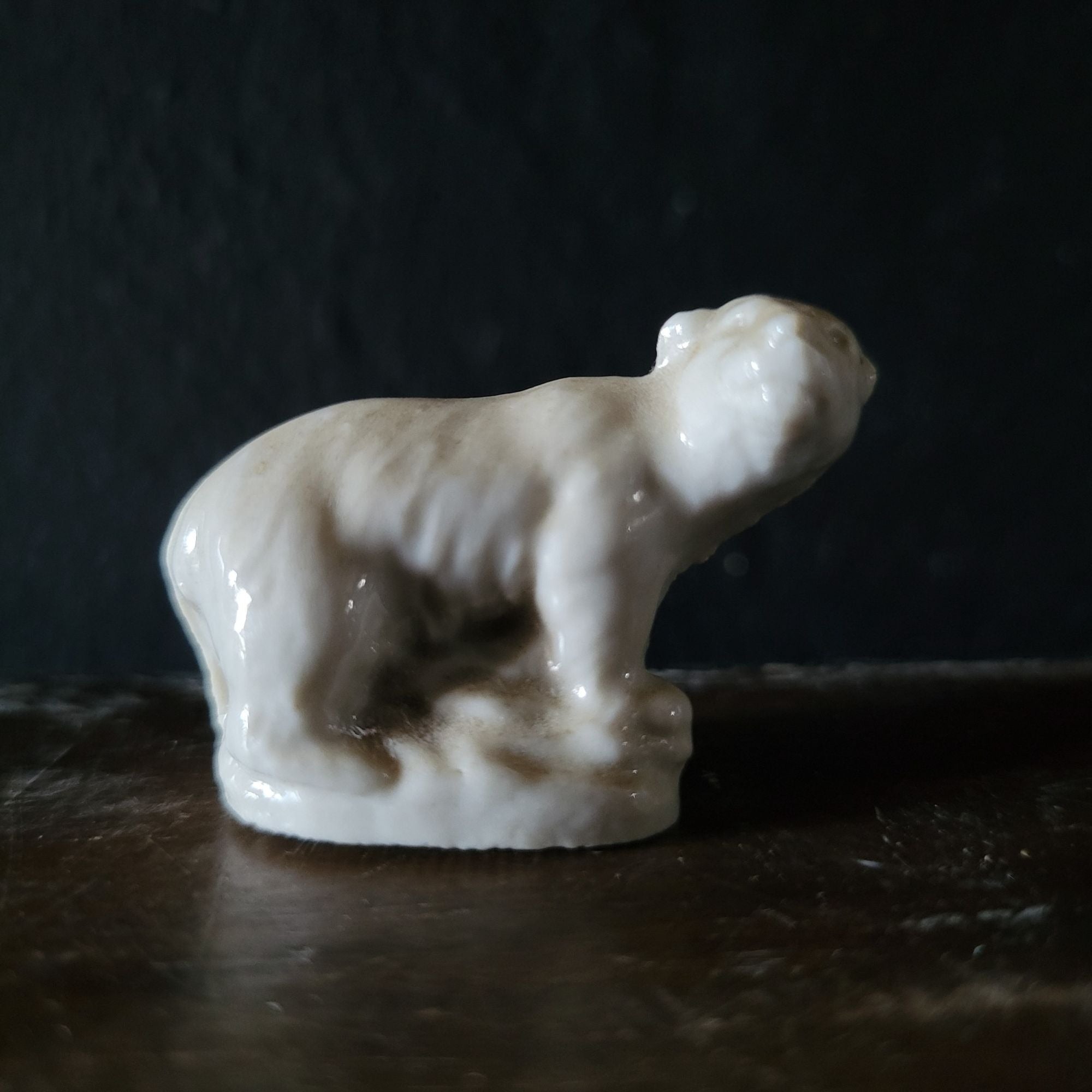 Vintage Wade Whimsies Polar Bear Figurine Red Rose Tea Company England