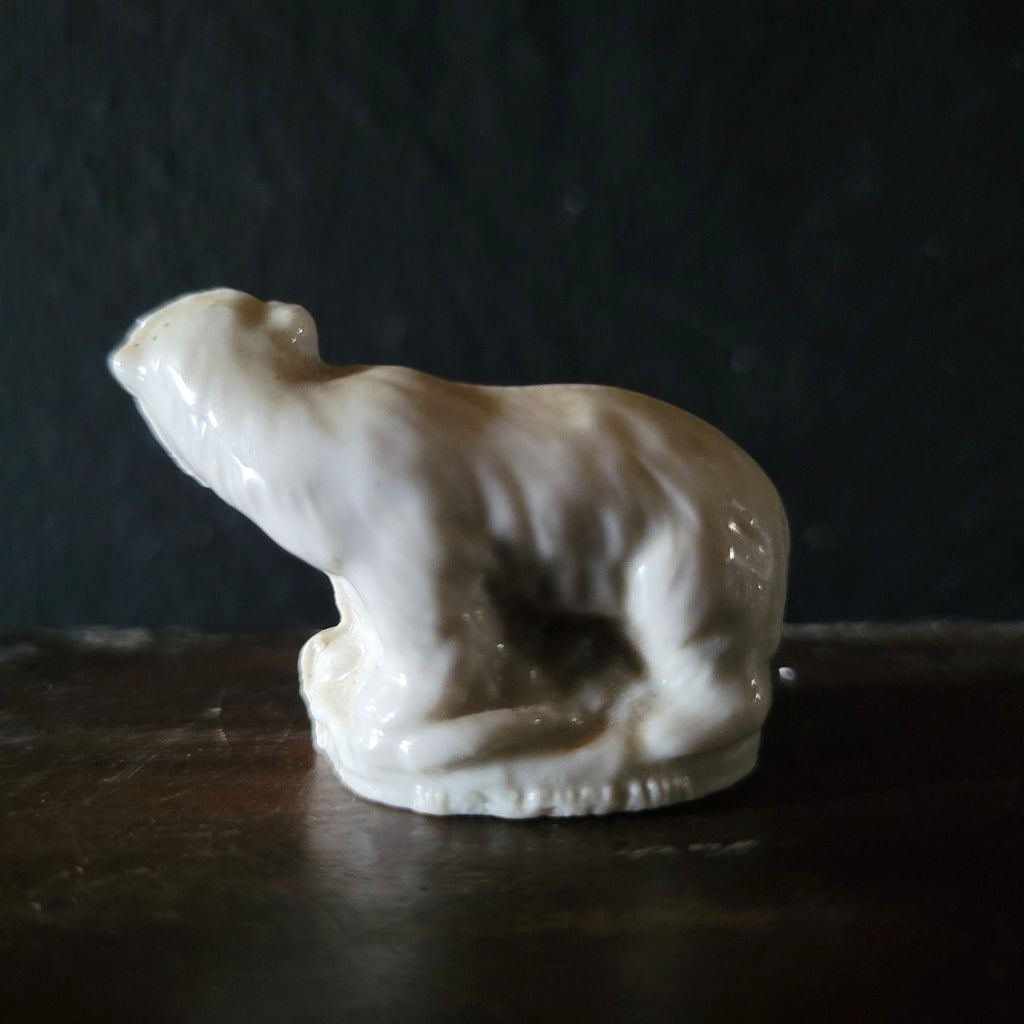 Vintage Wade Whimsies Polar Bear Figurine Red Rose Tea Company England