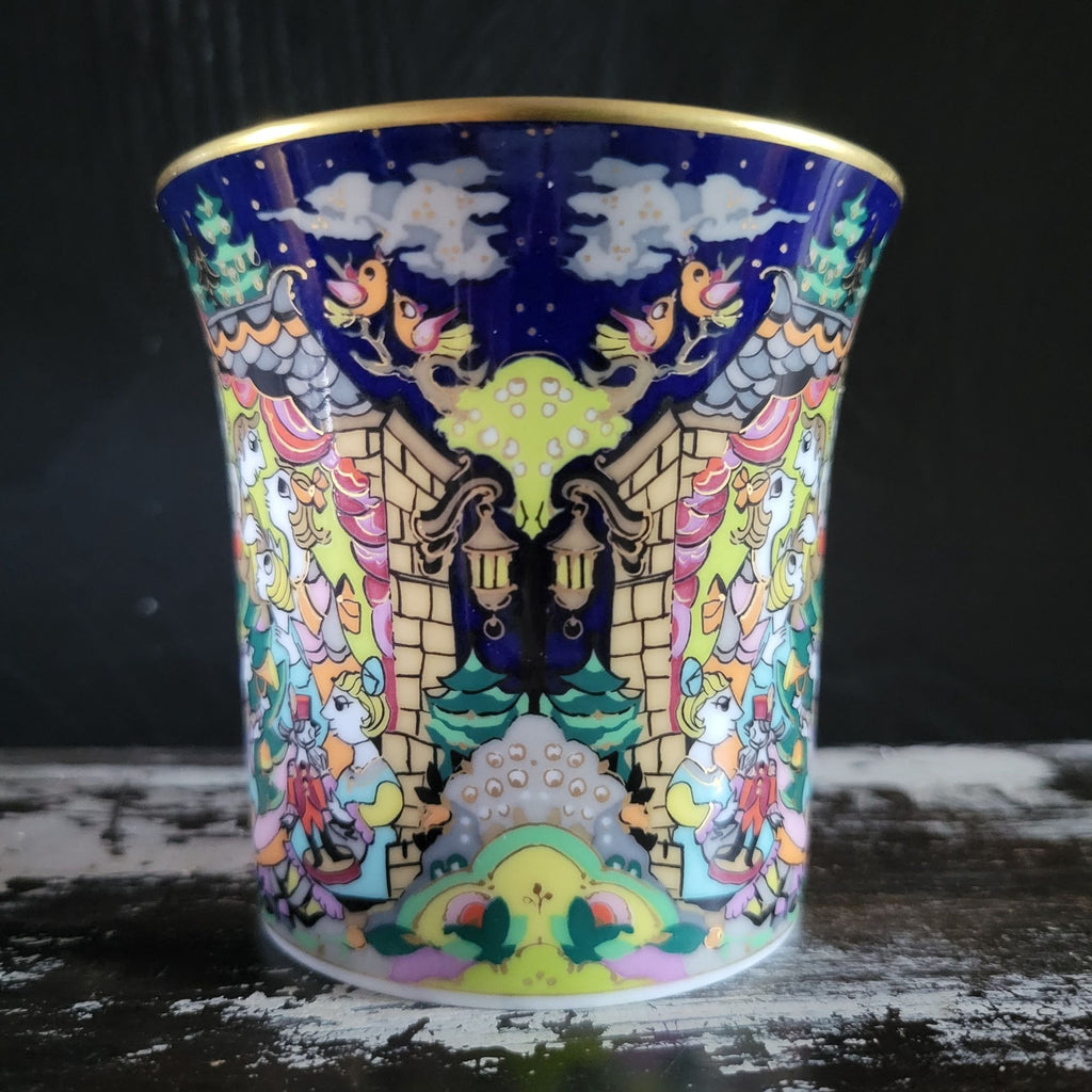 Vtg Bjorn Wiinblad Rosenthal Studio-Line Christmas Mug 1998 O Tannenbaum