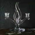 Vintage Heisey Flame Double Candle Holder