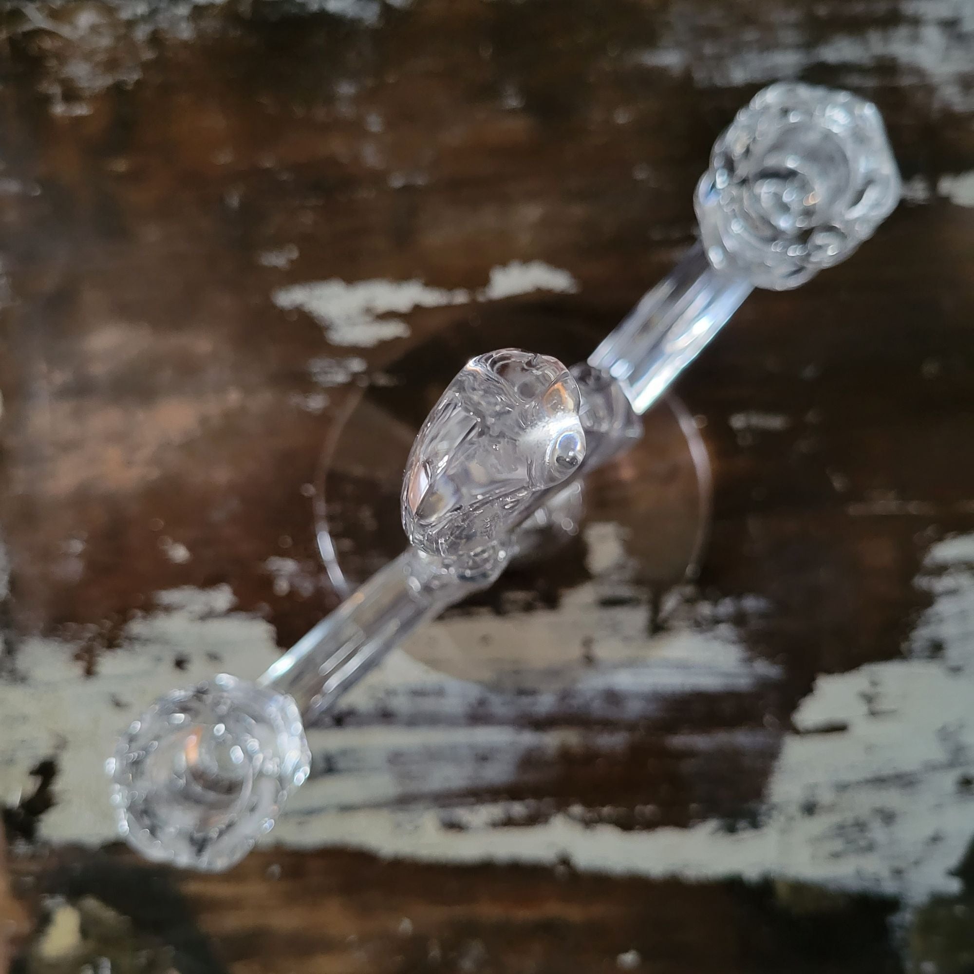 Vintage Heisey Flame Double Candle Holder