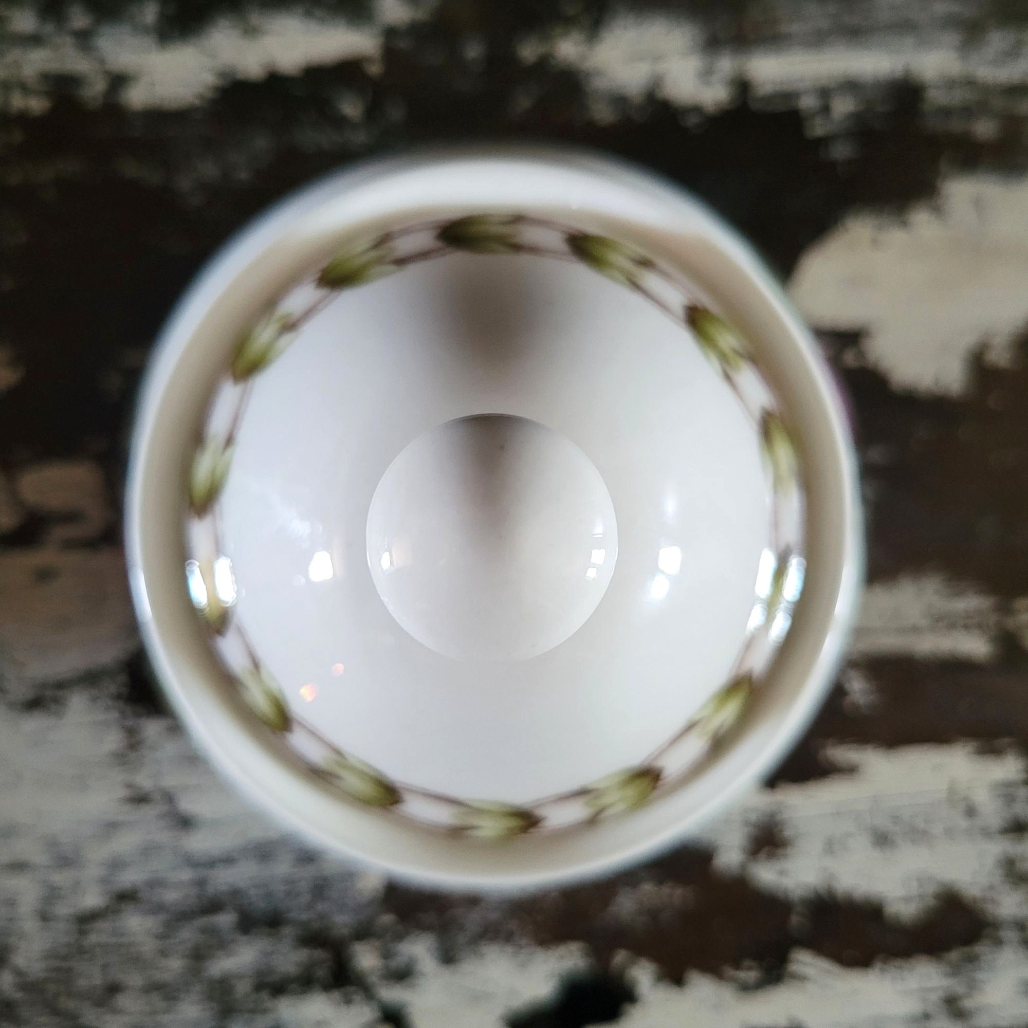 Vtg Queens Royal Horticultural Society Hookers Fruit Sugar Bowl With Plum Design