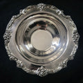Vtg Reed & Barton King Francis Silverplate Bowl #1671 12" Ornate Floral Design