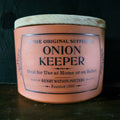 Henry Watson Pottery Suffolk Terracotta Onion Keeper With Wooden Lid