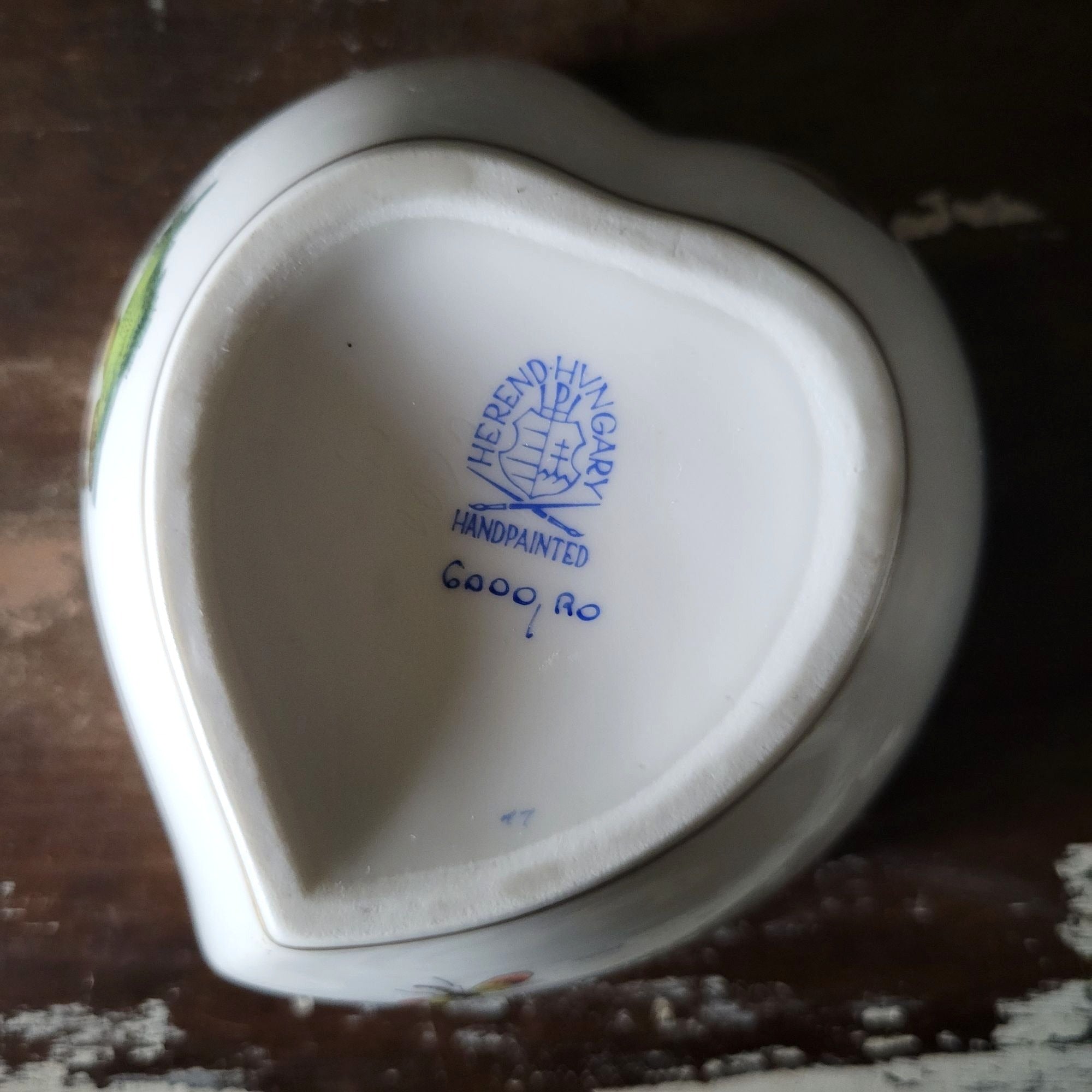 Herend Rothschild Birds Bowl Insects Butterfly Pattern #6000 RO, 5 Inches *Read