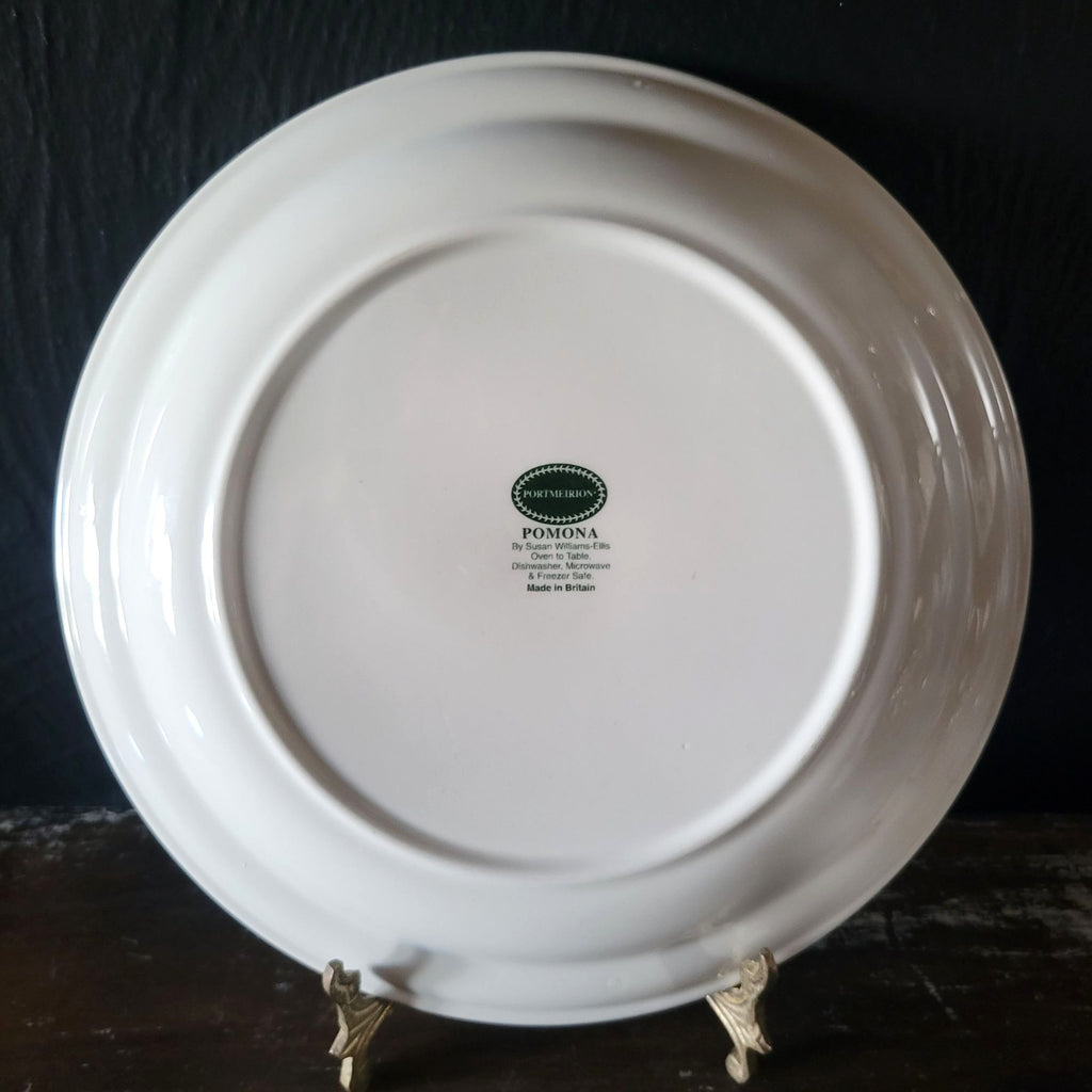 Portmeirion Pomona Plate Grimwood’s Royal George Peach 8.5" Botanical Plate