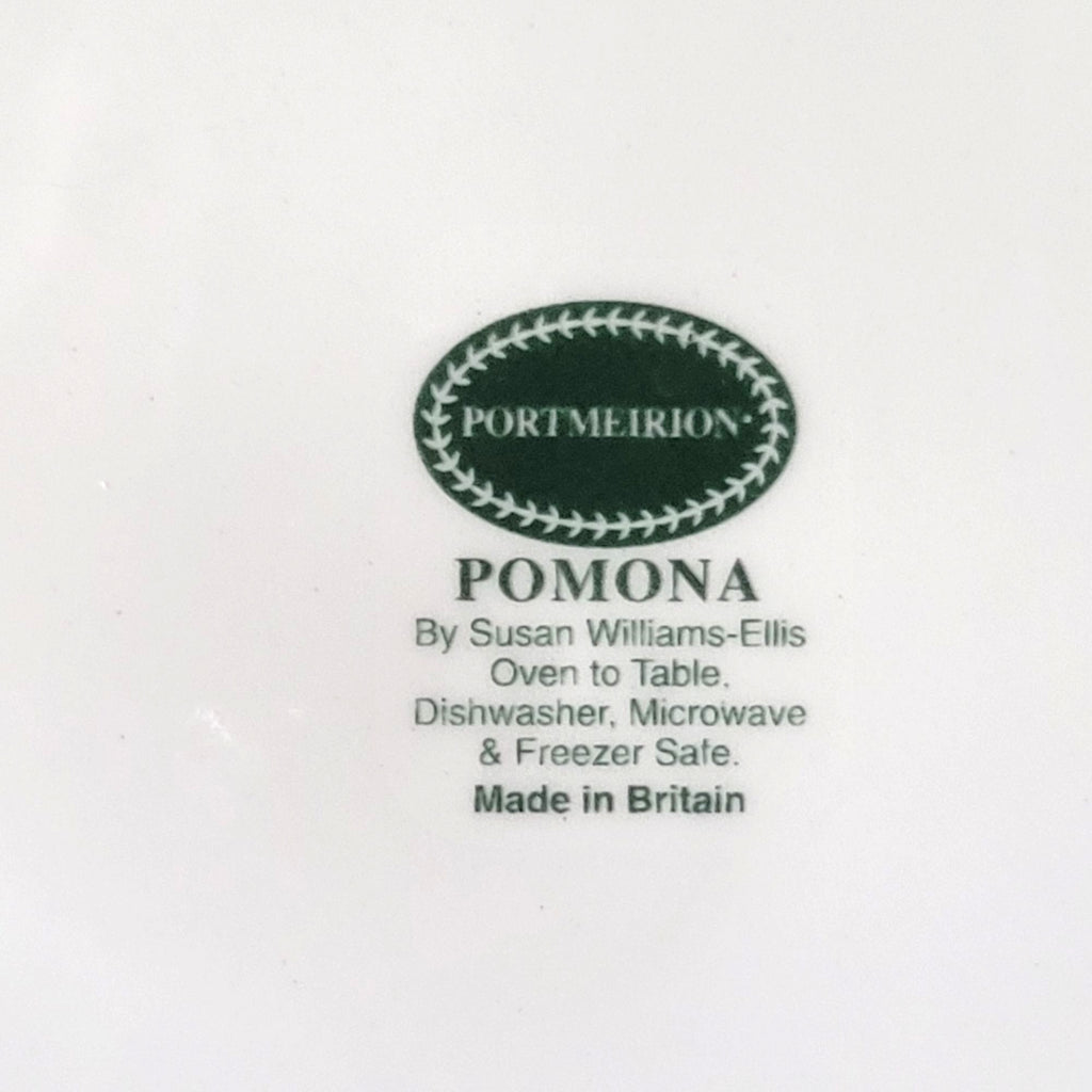 Portmeirion Pomona Plate Grimwood’s Royal George Peach 8.5" Botanical Plate