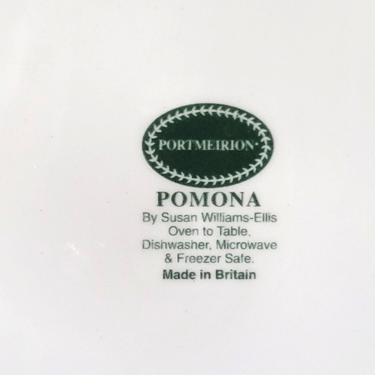 Portmeirion Pomona Plate Grimwood’s Royal George Peach 8.5" Botanical Plate