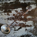 Vintage Wm. A Rogers Silverplate Ladle Bent Handle Hotel Plate Oneida Ltd 9"