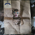 Vintage NWT Madeira Gobelins Cat Kitten Needlepoint Tapestry Canvas Portugal