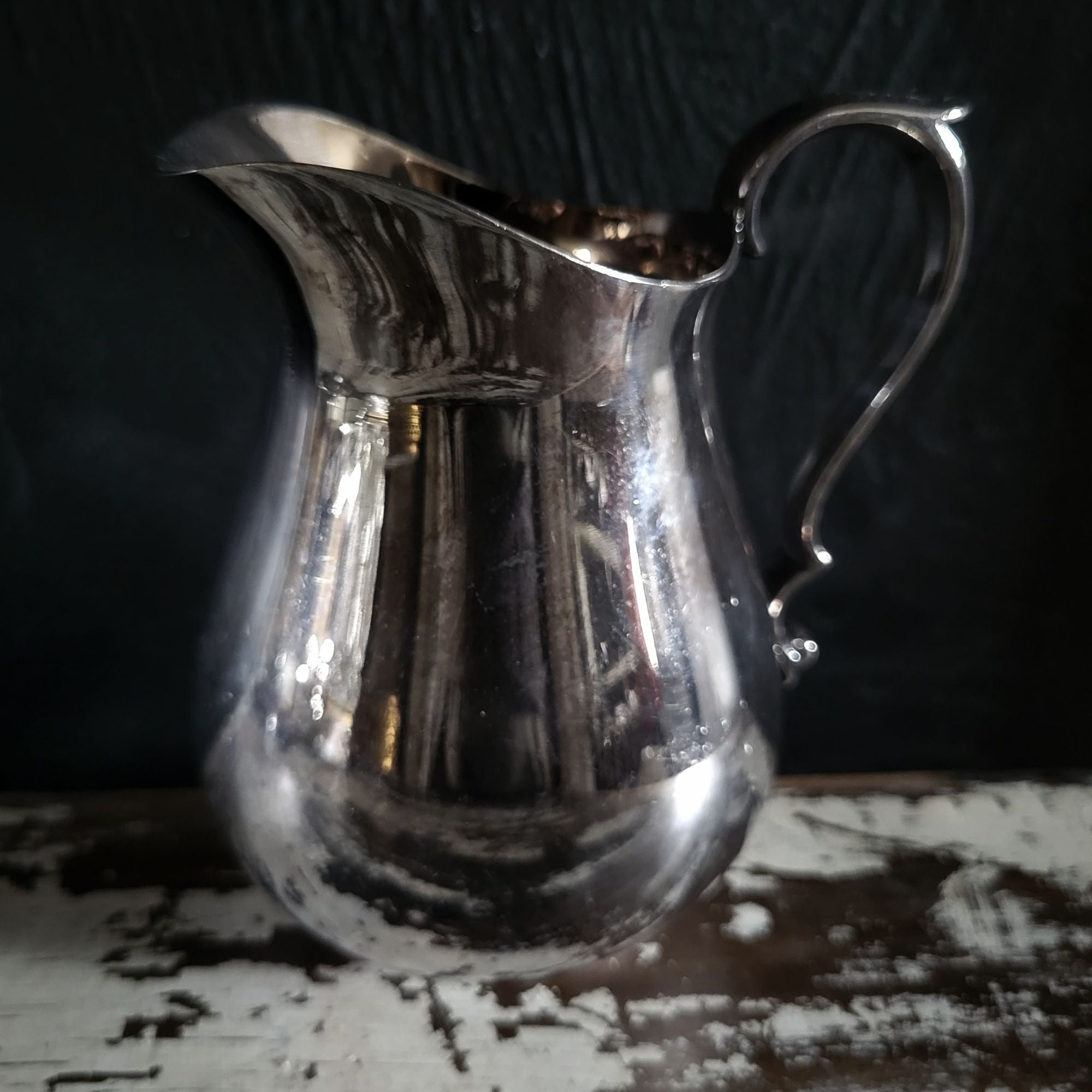 Vintage Reed & Barton #967 Silverplate Pitcher, Creamer, Jug - 16 oz