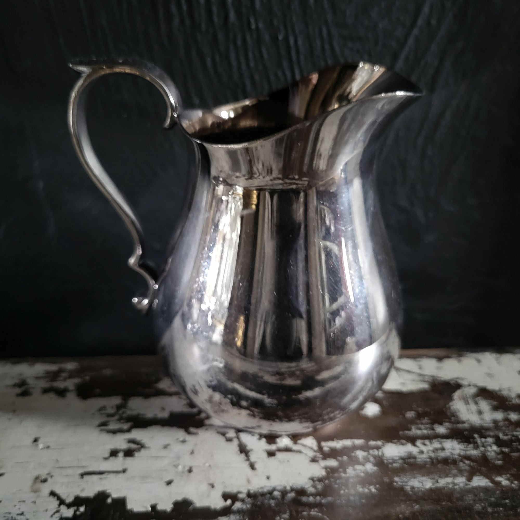 Vintage Reed & Barton #967 Silverplate Pitcher, Creamer, Jug - 16 oz