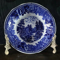 Vintage Landscape Blue By Arabia Of Finland Fruit Dessert Sauce Berry Bowl
