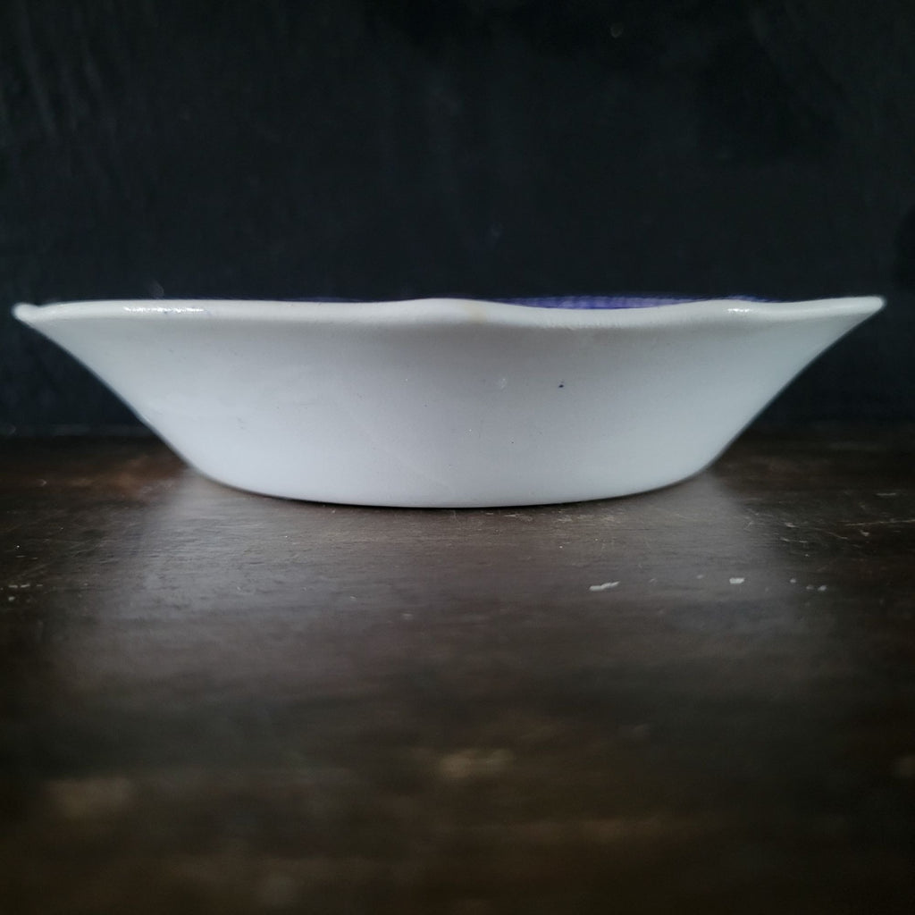 Vintage Landscape Blue By Arabia Of Finland Fruit Dessert Sauce Berry Bowl