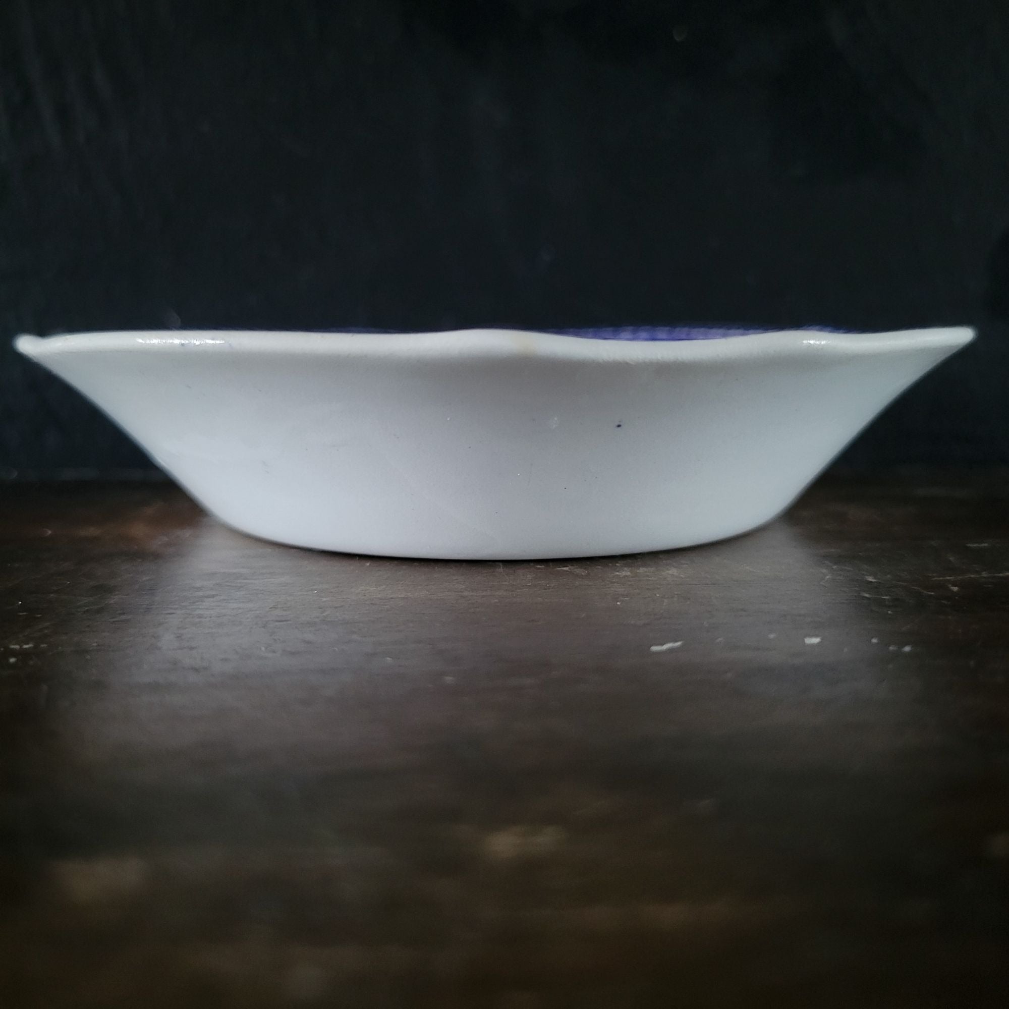 Vintage Landscape Blue By Arabia Of Finland Fruit Dessert Sauce Berry Bowl