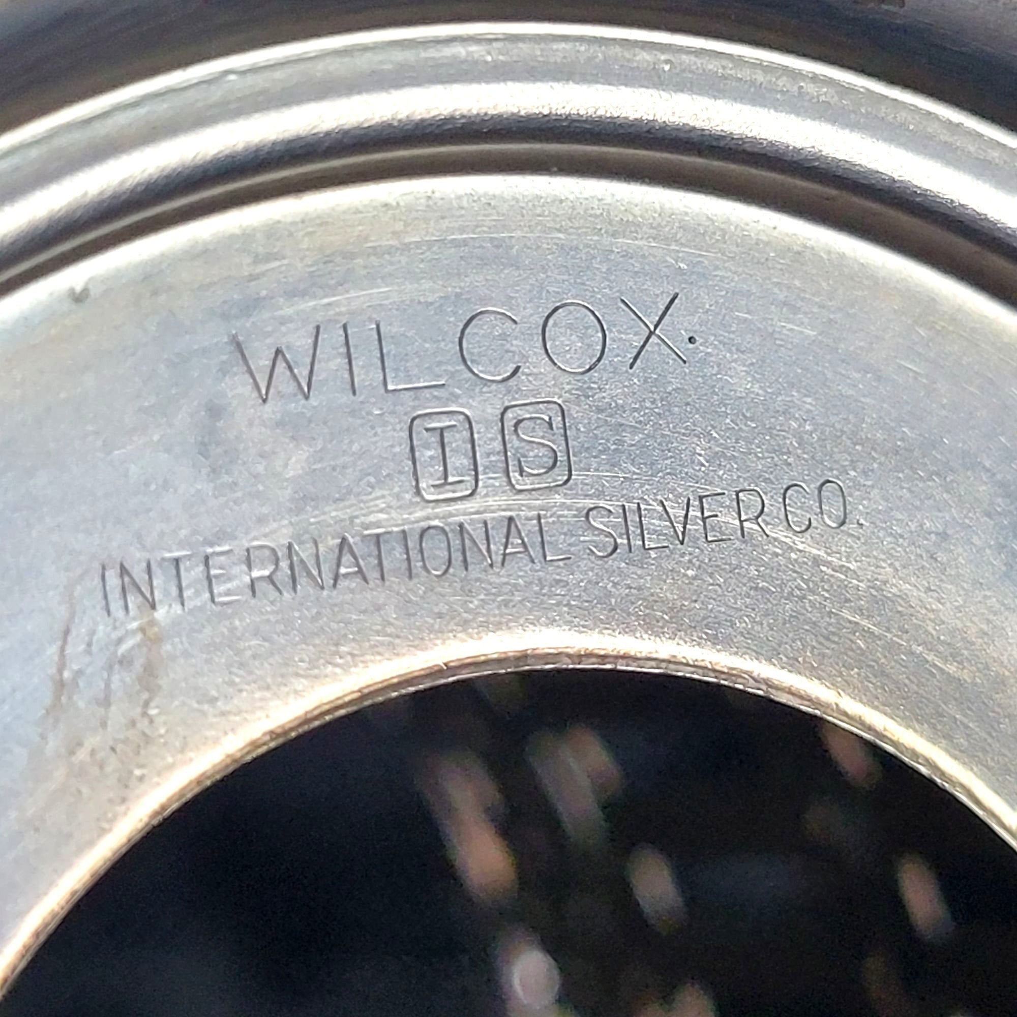 Wilcox International Openwork Silverplate Chili Sauce Holder 751 Vtg Tableware