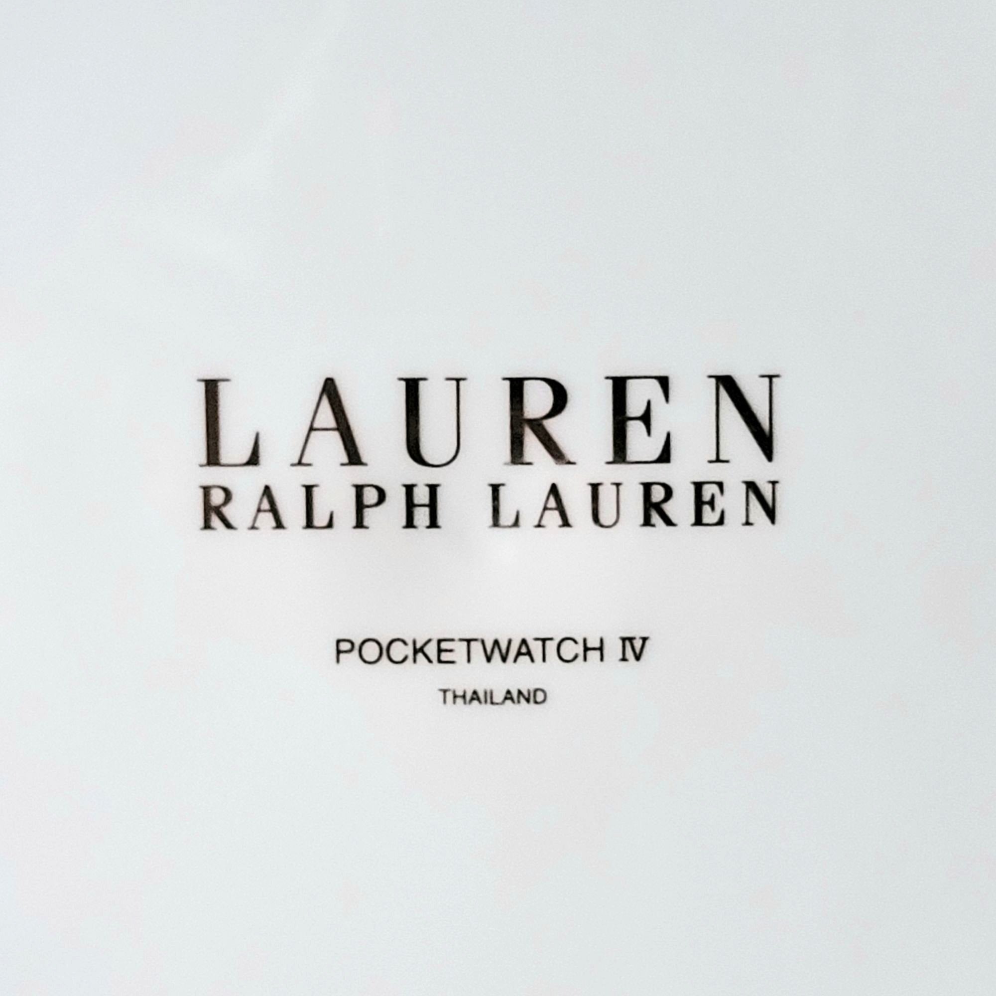 Discontinued Lauren Ralph Lauren Pocketwatch IV Clock Plate 9.125", Plate Wall