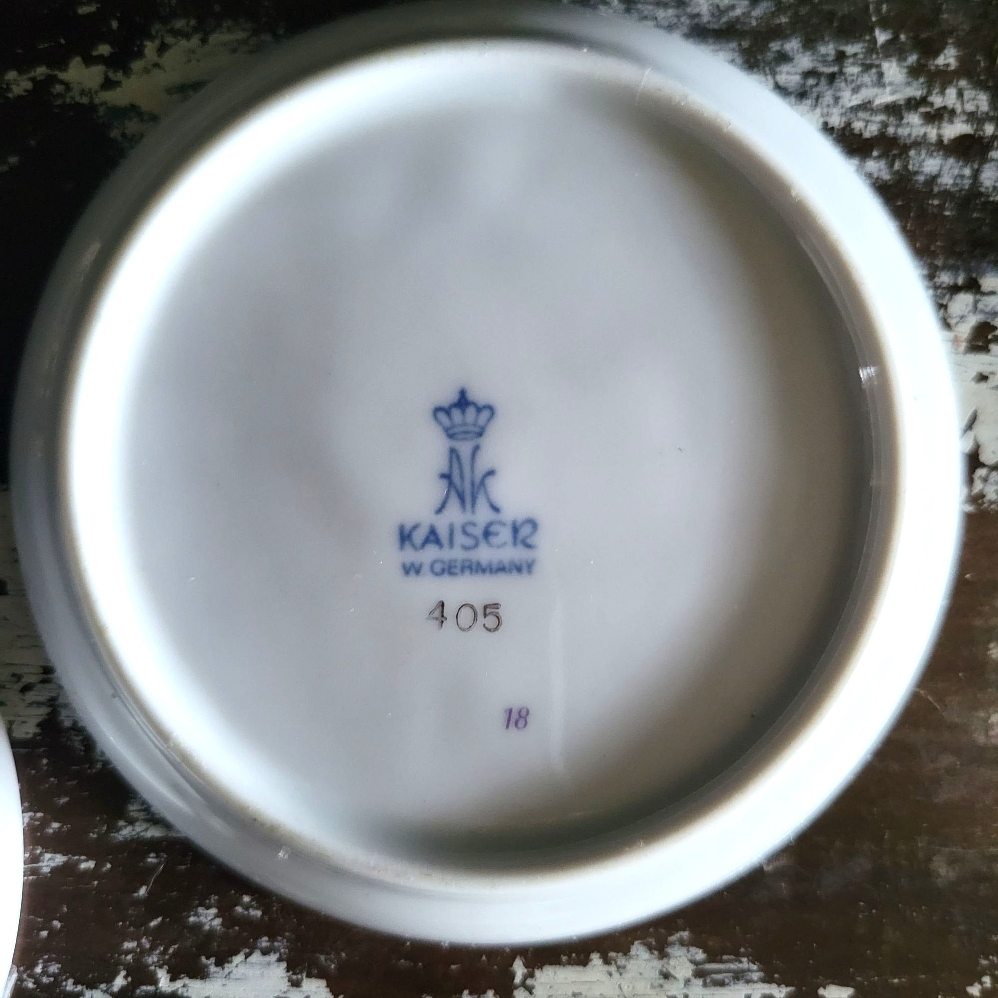 AK Kaiser Germany Set Of 3 Porcelain Wall Plate Coasters With Artistic Portraits