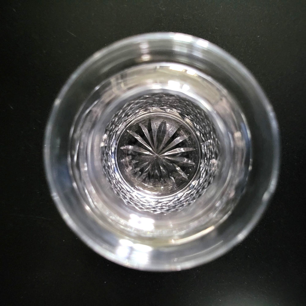 Vintage Galway Crystal Jam/ Jelly / Condiment Jar With Lid and Silverplate Spoon