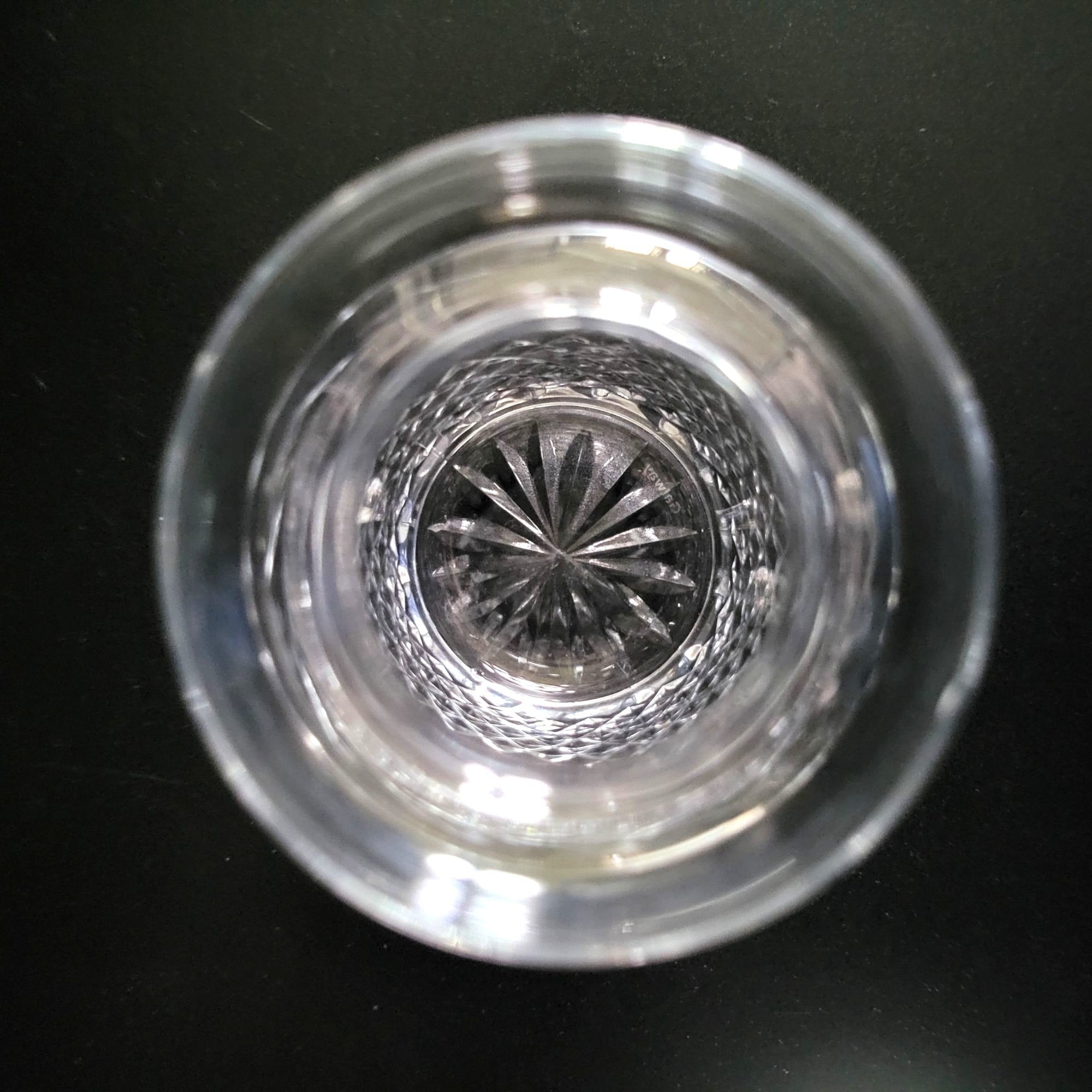 Vintage Galway Crystal Jam/ Jelly / Condiment Jar With Lid and Silverplate Spoon