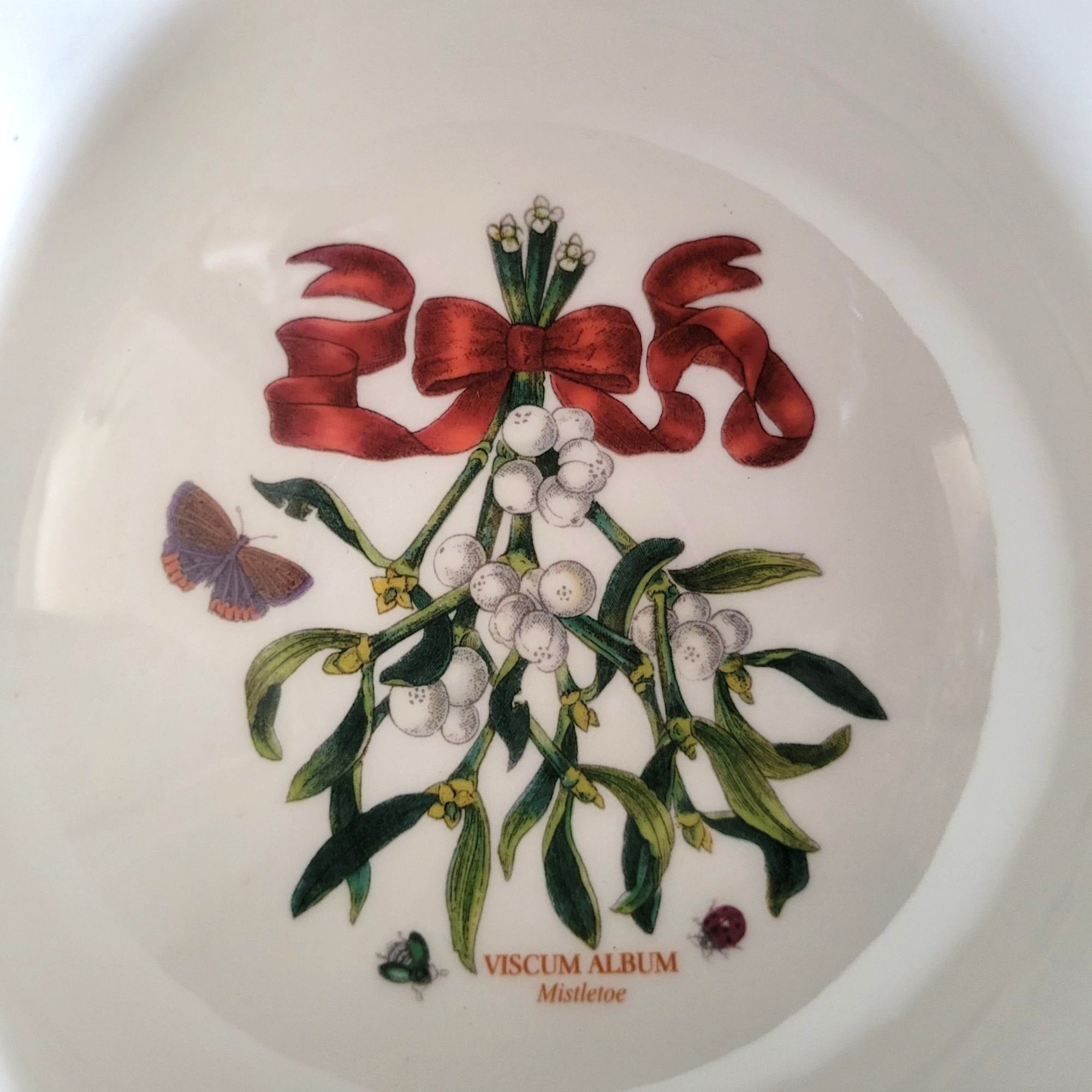 Portmeirion Botanic Garden Mistletoe Individual Salad Dessert Bowl 5.5"