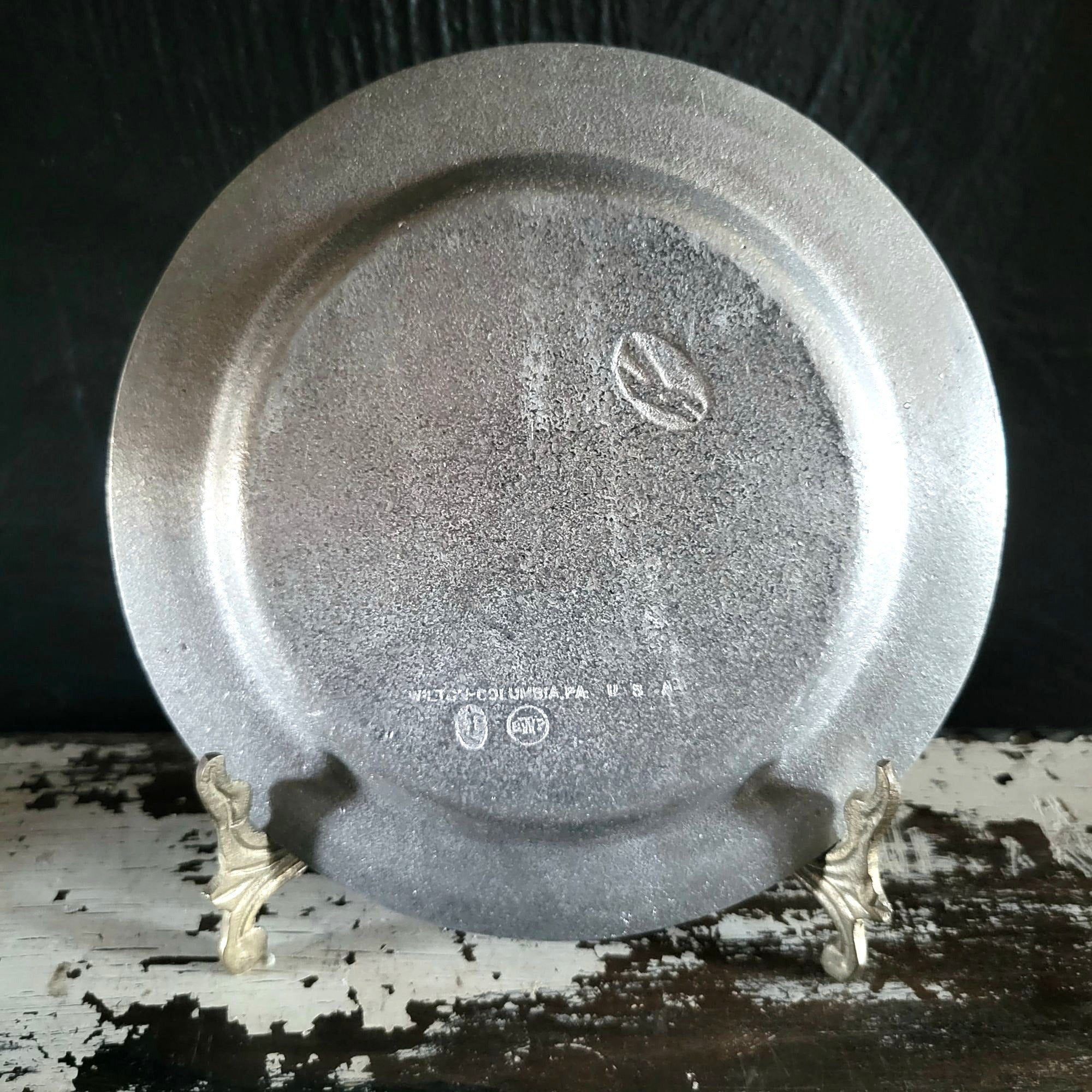 City Of Alexandria Virginia Seal Pewter Trinket Dish Vintage RWP Wilton Armatale
