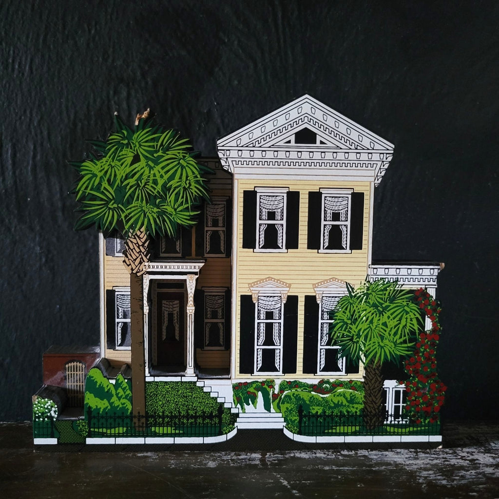 Vtg Wooden Forsyth Park Inn Savannah Georgia By The Cats Meow Collectibles
