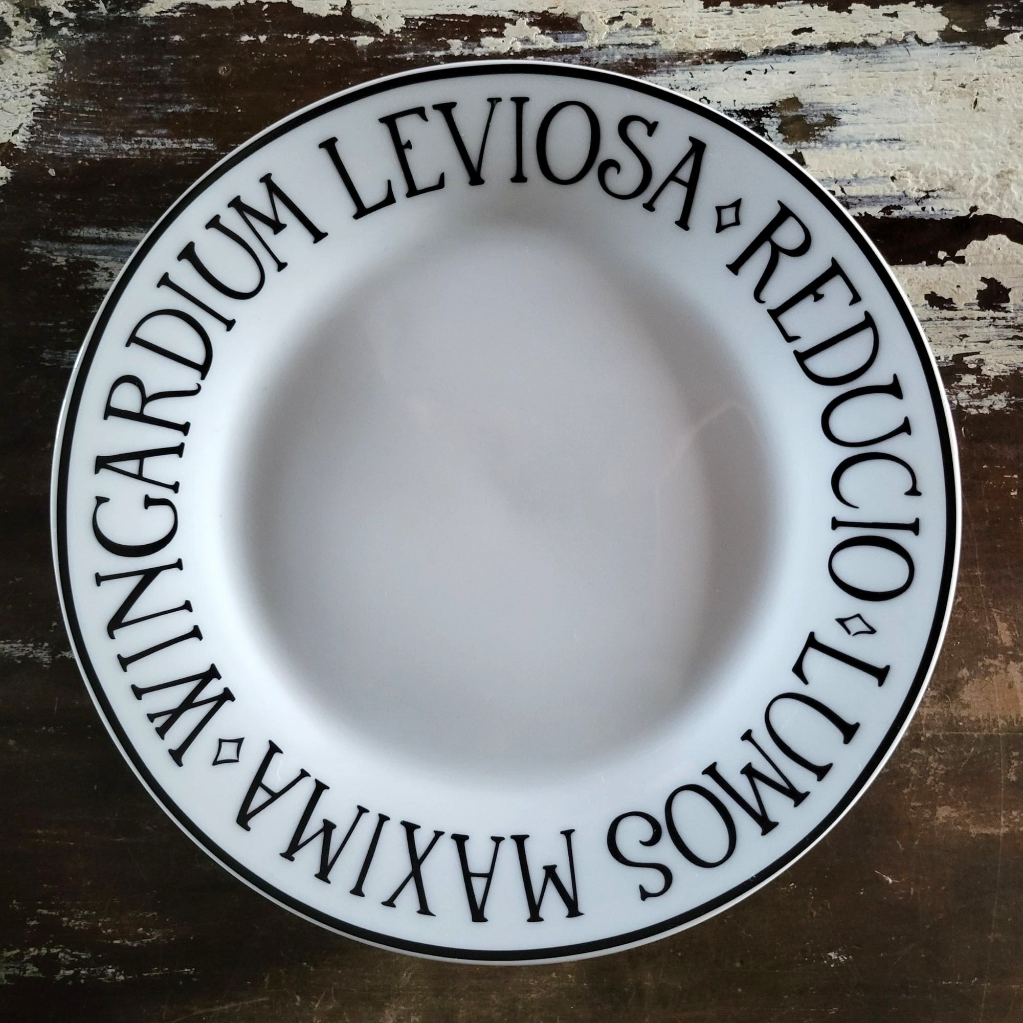 Pottery Barn Harry Potter Incantation Tid Bit Plate Salad Plate