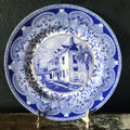 Ximenez-Fatio House Museum St. Augustine Landmark Blue and White Souvenir Plate