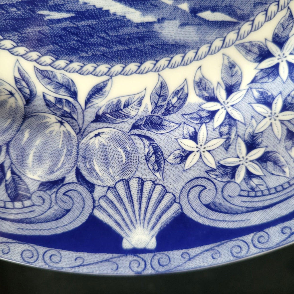 Ximenez-Fatio House Museum St. Augustine Landmark Blue and White Souvenir Plate