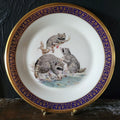 Lenox Woodland Wildlife 1973 Raccoons Collector Plate By Boehm