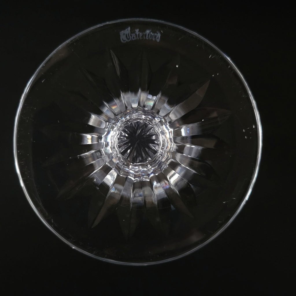 Vintage Waterford Crystal Kenmare Claret Wine Goblet 6.75" Cut Diamond Design