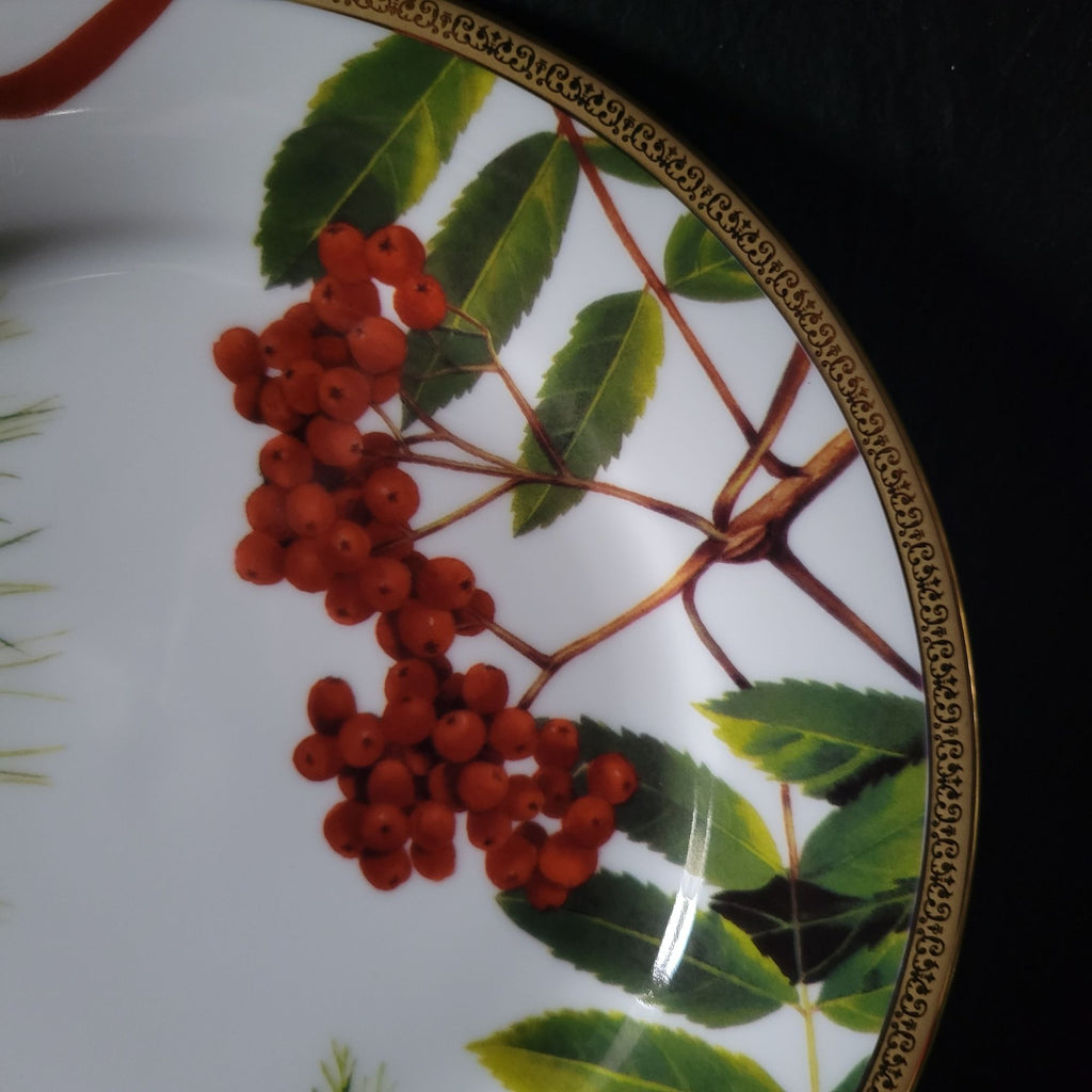 Charter Club Fashion Buffet Christmas Salad Plate Holly and Pine 9.375"