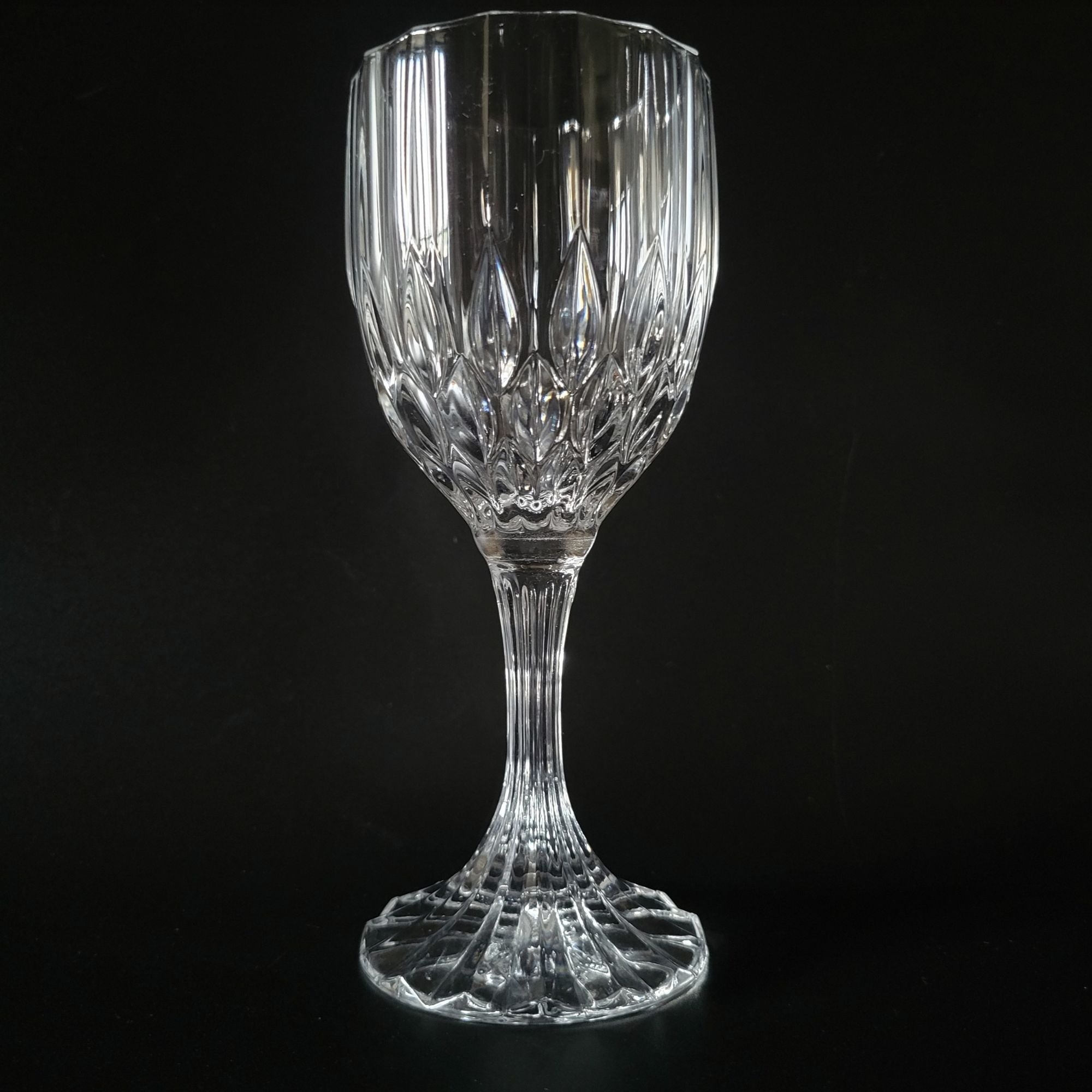Vintage Cristal d'Arques-Durand Bretagne Crystal Wine Glass Vtg Stemware