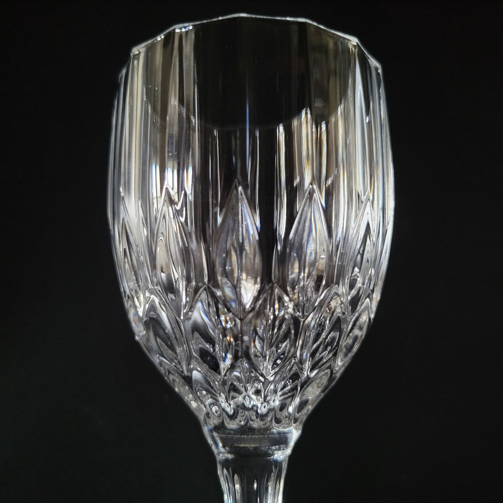 Vintage Cristal d'Arques-Durand Bretagne Crystal Wine Glass Vtg Stemware