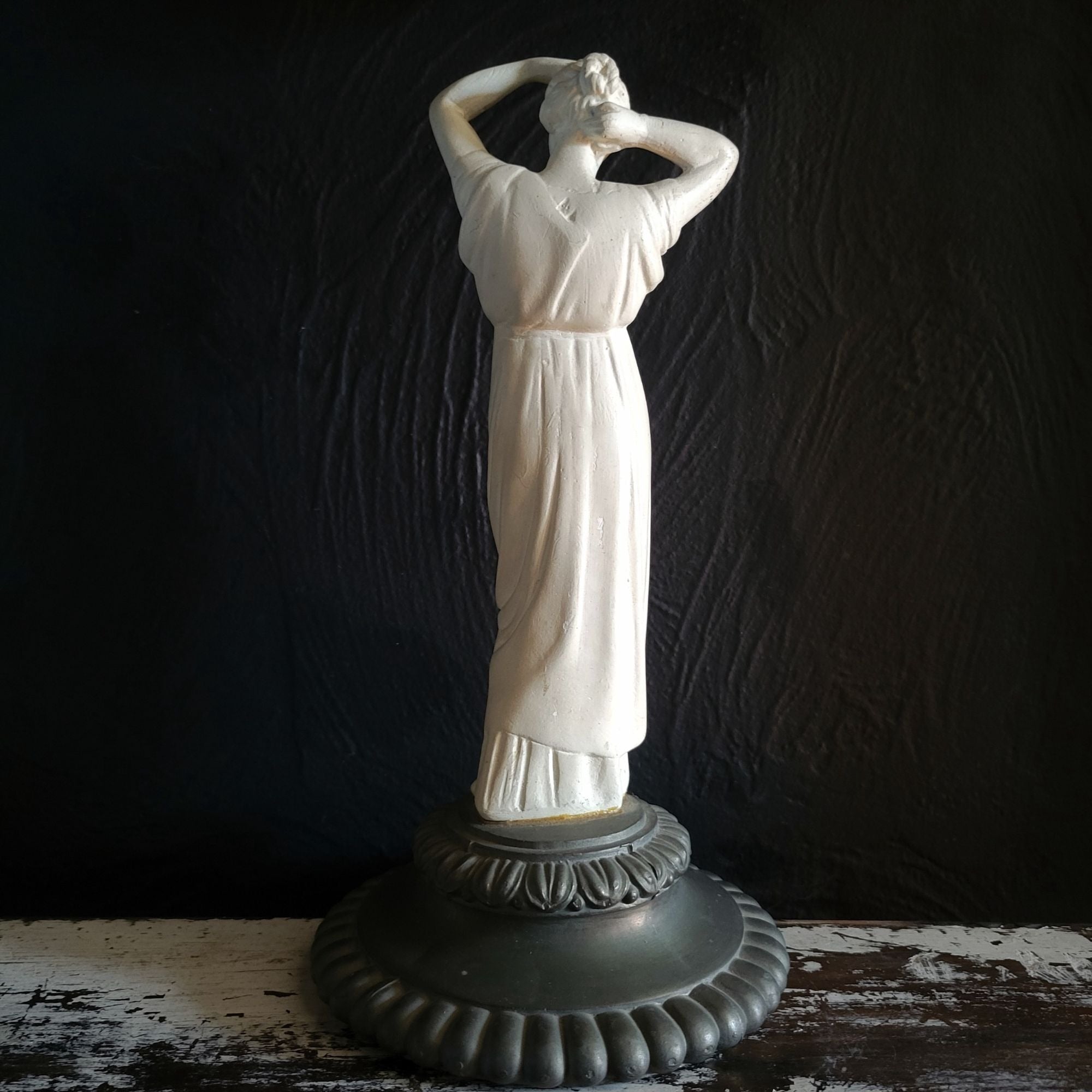 Vintage Grand Tour Neoclassical Plaster Goddess Figure Decorative Base (2 of 2)