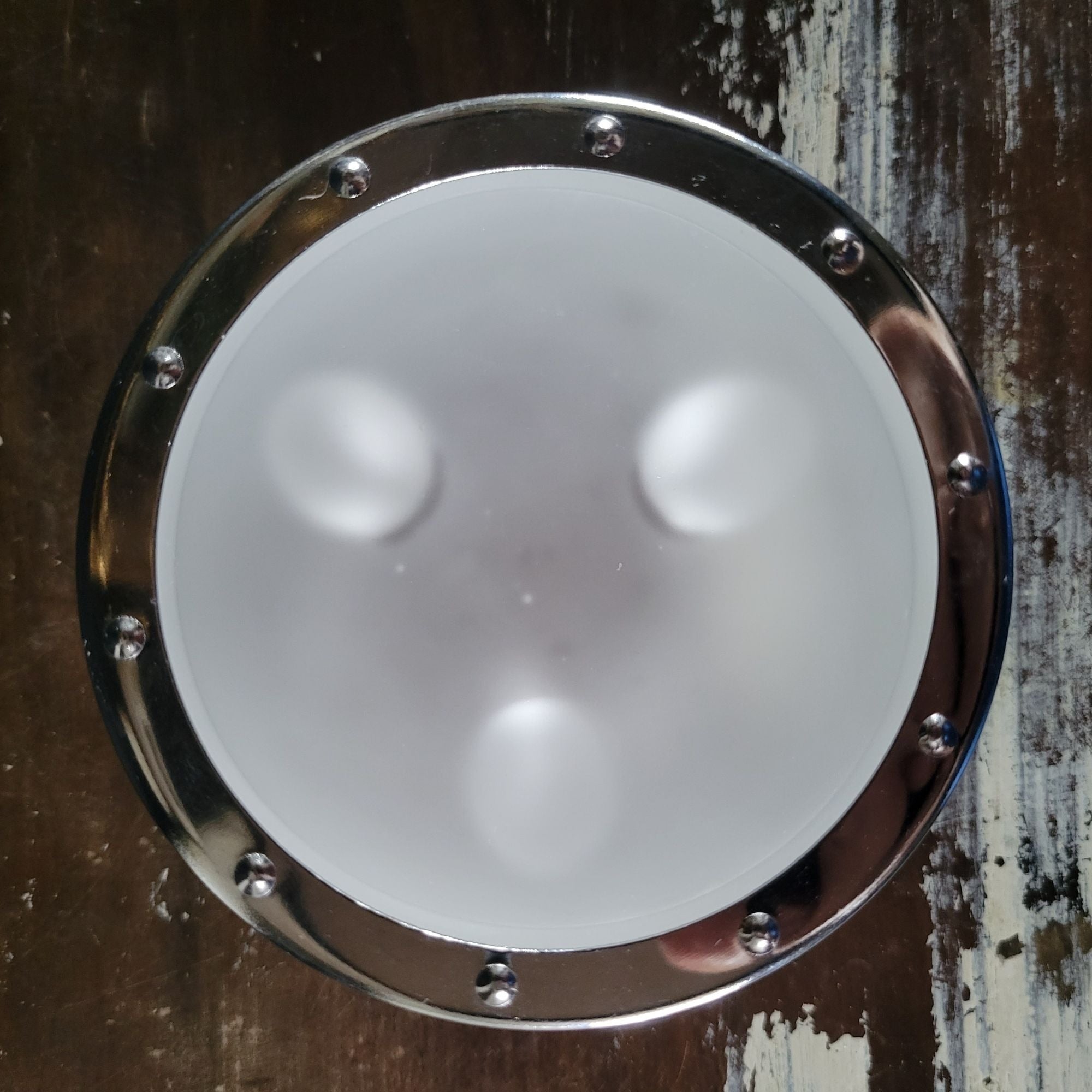 Cilla Persson Passion For Nybro Frosted Glass Bowl With Three Legs Metal Rim