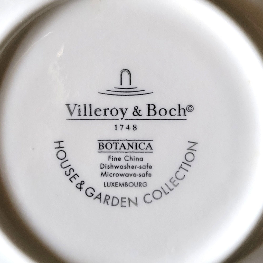 Vintage Villeroy and Boch Botanica Valeriana Officinalis Rimmed Soup Bowl