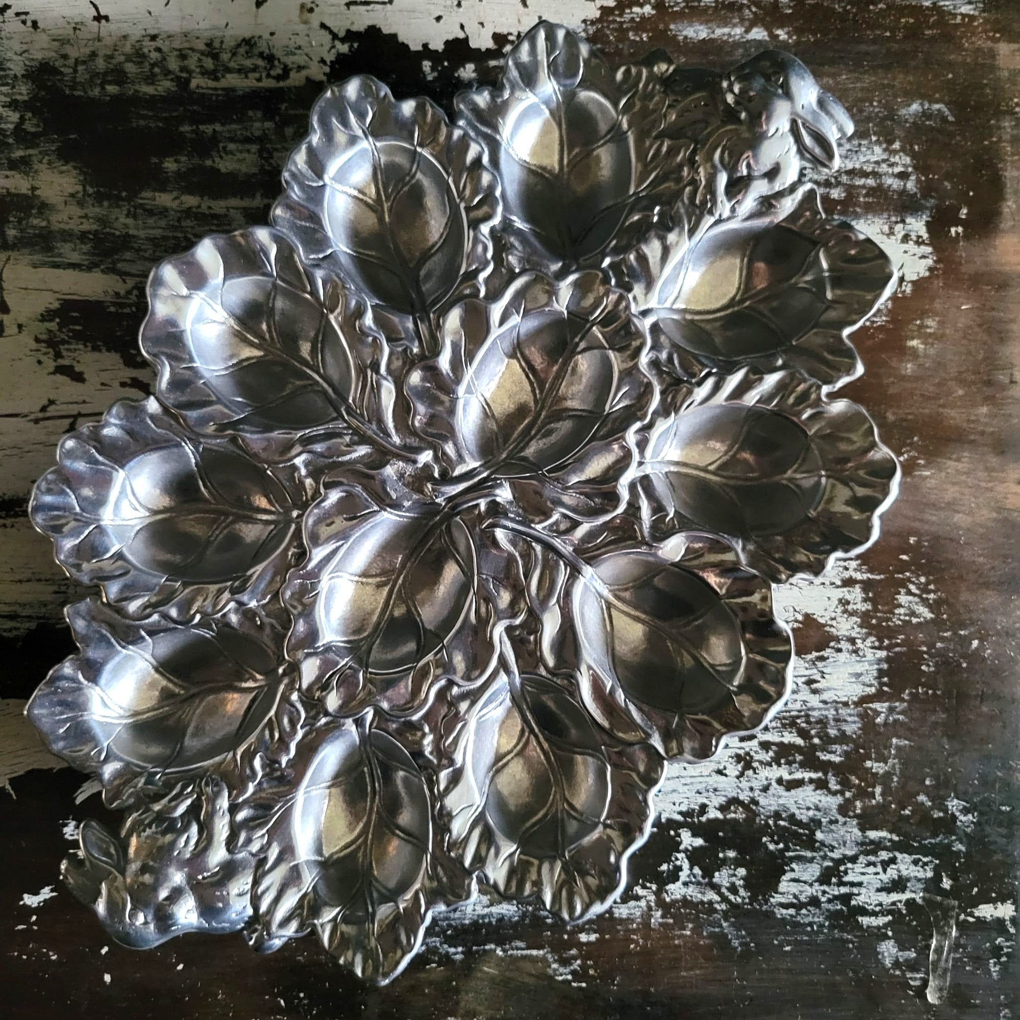 Arthur Court Bunny Rabbit Deviled Egg Plate Tray Platter, Spring Serveware