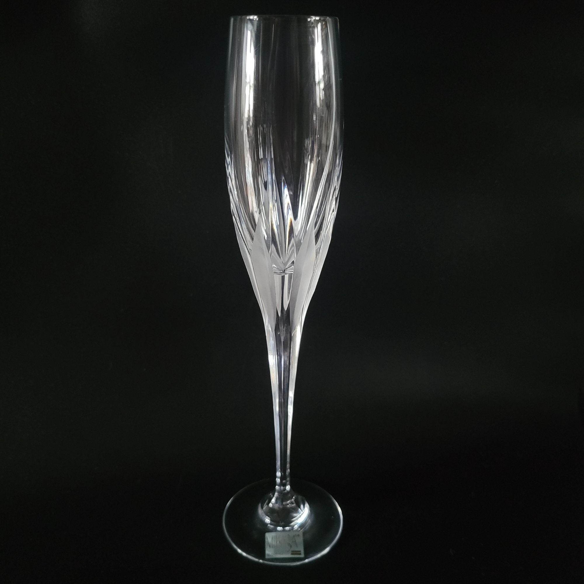 Vintage Mikasa Flame D'Amore Fluted Champagne Glass, Elegant Champagne Flute