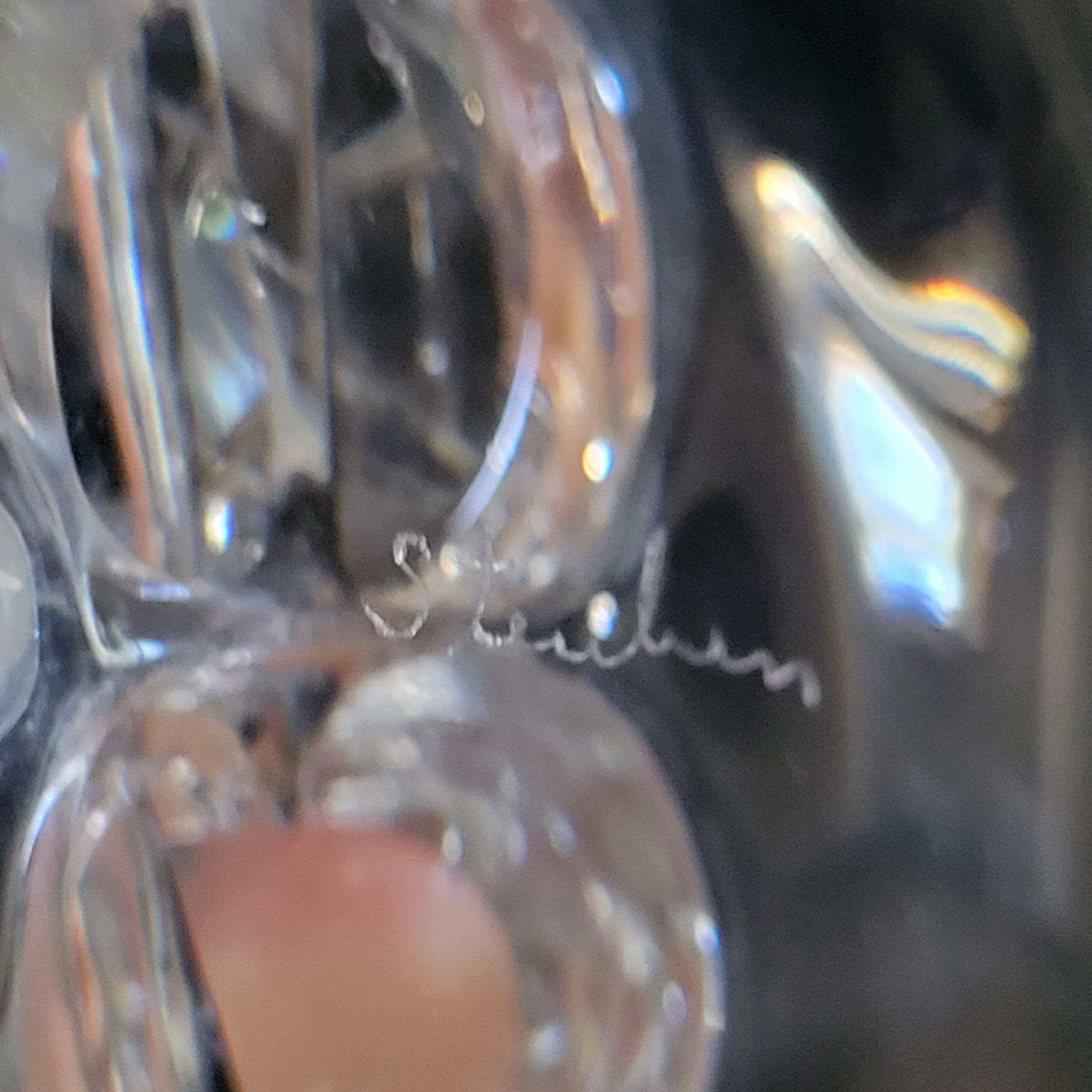 Vintage Steuben Snail Vase By George Thompson, Vintage Crystal Vase