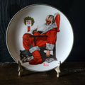 Vintage Norman Rockwell Santa "The Day After Christmas" Collector's Plate