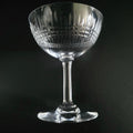 Baccarat Nancy Champagne Coupe Sherbet Glass Signed Crystal France 6 oz 4.75"
