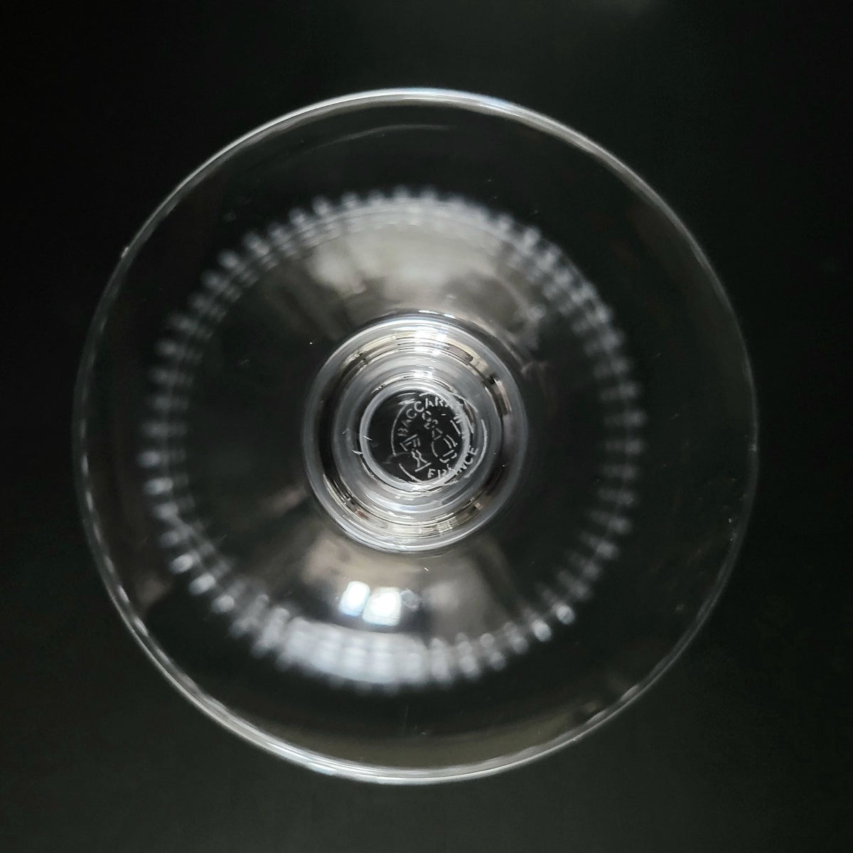 Baccarat Nancy Champagne Coupe Sherbet Glass Signed Crystal France 6 oz 4.75"