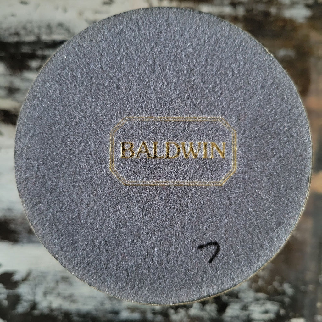 Vtg Baldwin Solid Brass Candlestick w/ Midway Drip Tray 17th-C Heemskerk Design