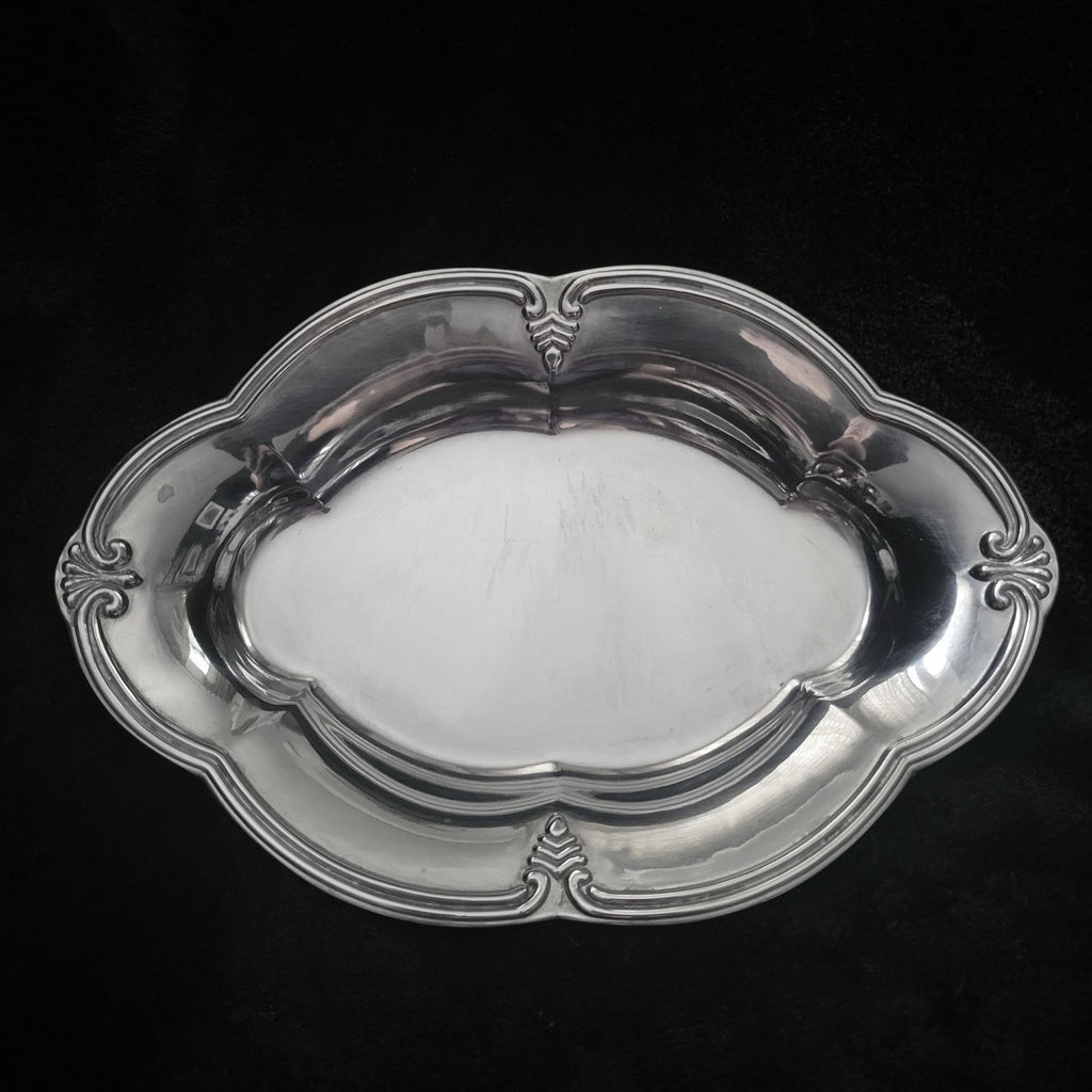 Lenox Butlers Pantry 9.125" Oval Metal Serveware Small Tray