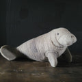 Vtg Sandstone Creations Manatee Figurine Florida Souvenir Sea Cow Coastal Decor